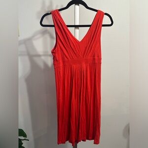 Loft dress, red/ orange color, size XS